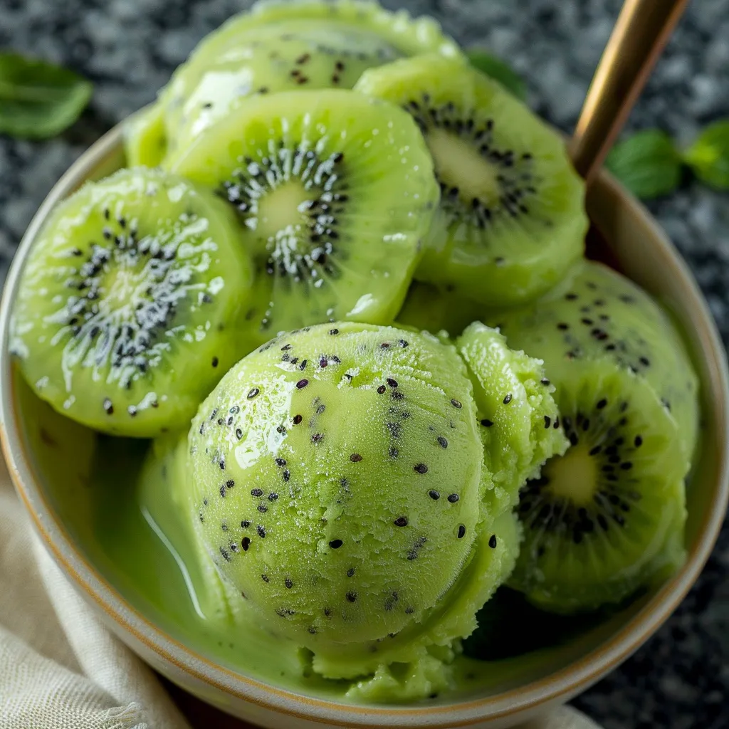 kiwi sorbet