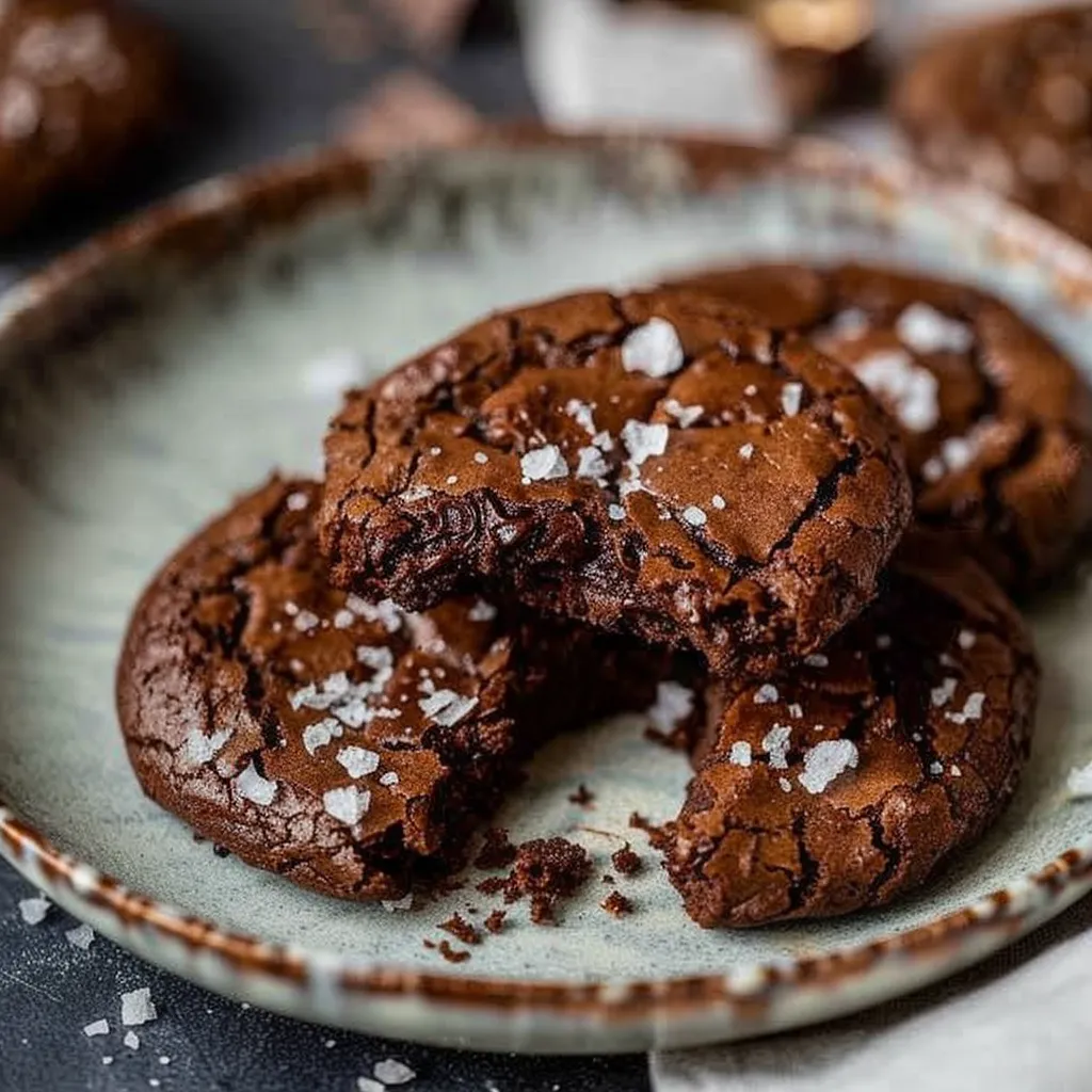 salted Brownie cookies