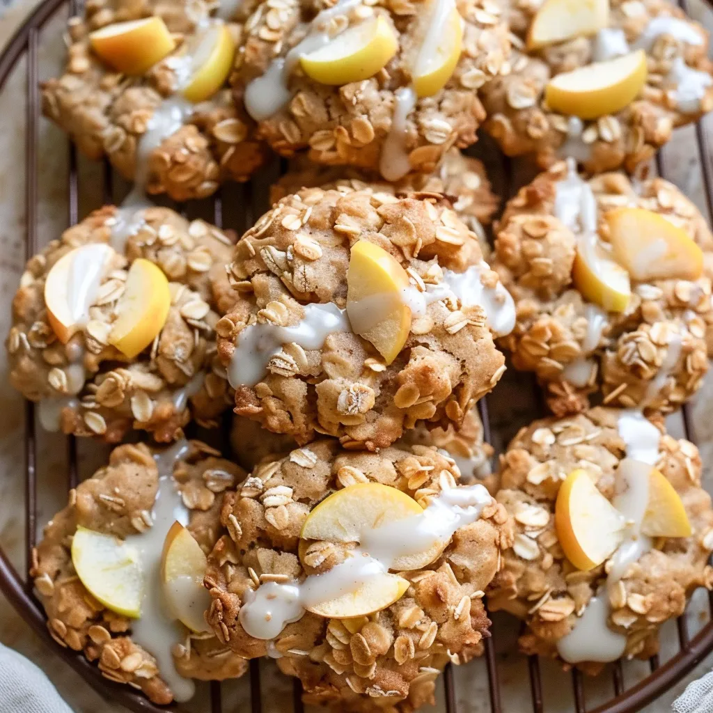 Apple Cinnamon Oatmeal Cookies