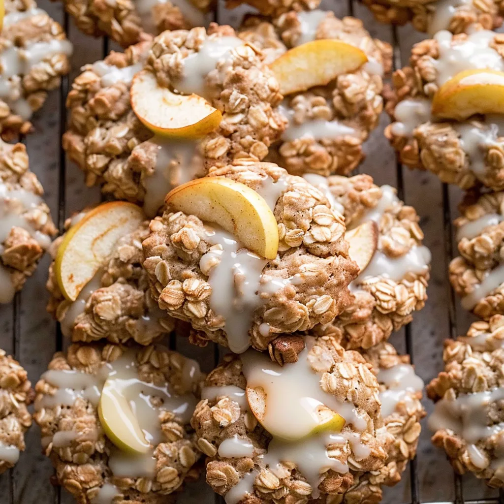 Apple Cinnamon Oatmeal Cookies