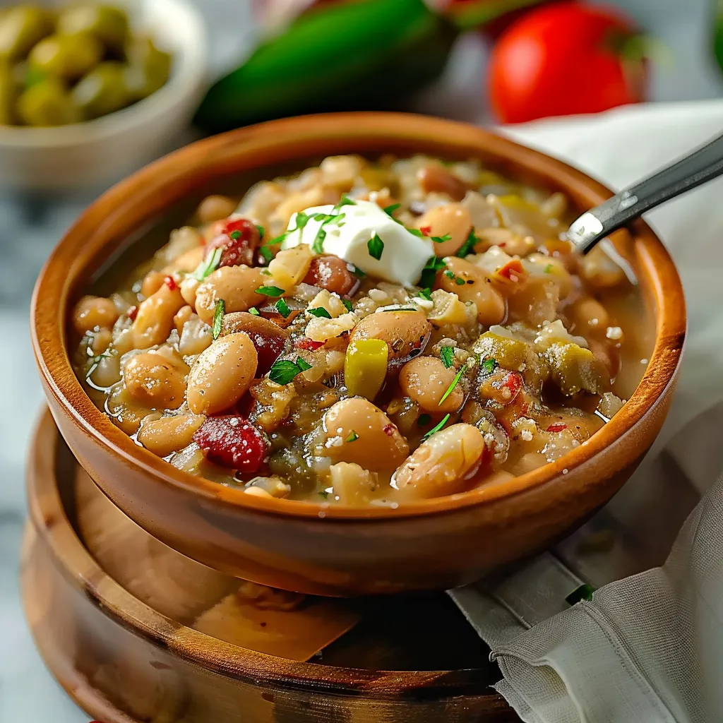 Authentic Hatch Chile Beans
