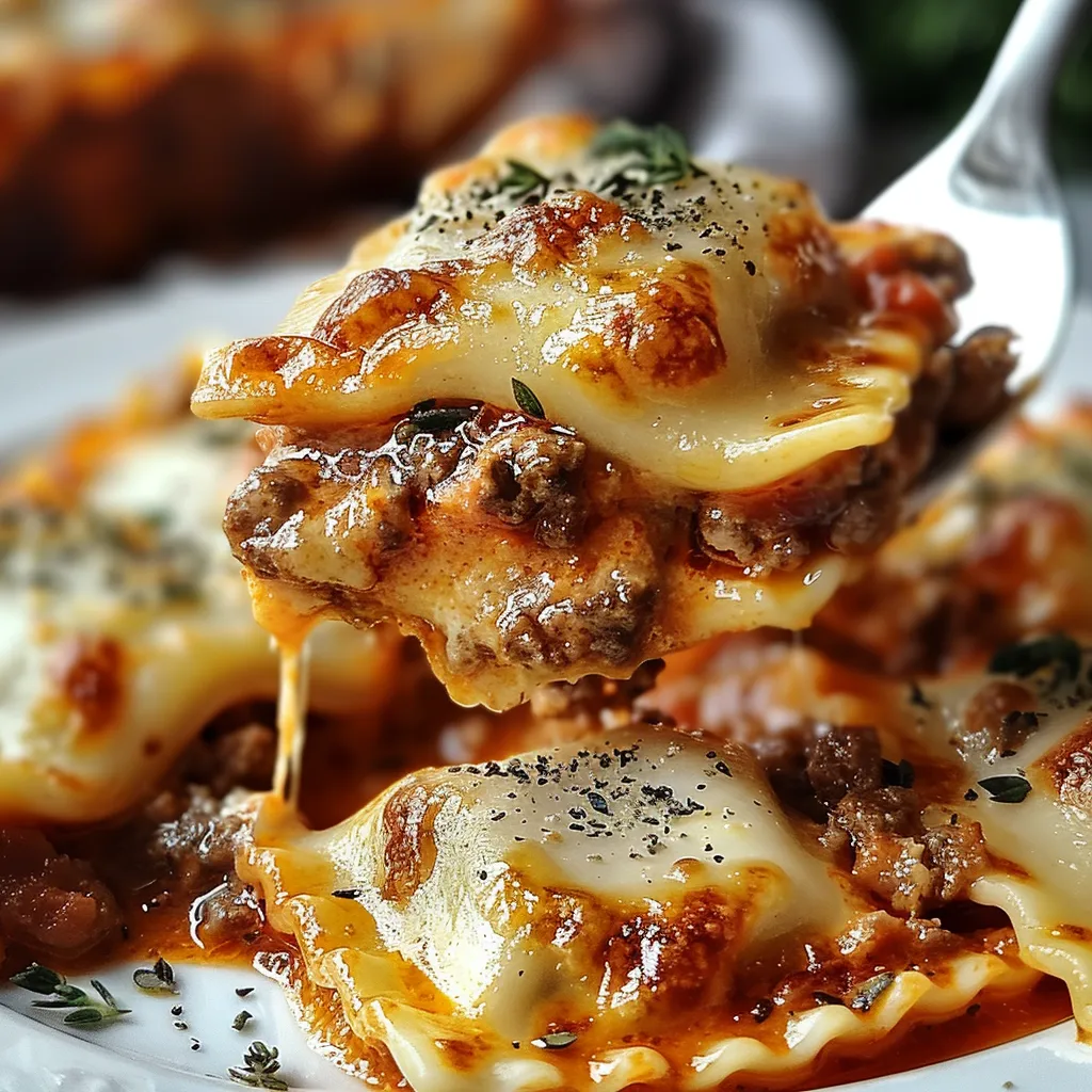 Irresistible Beef And Cheese Ravioli Casserole Recipe