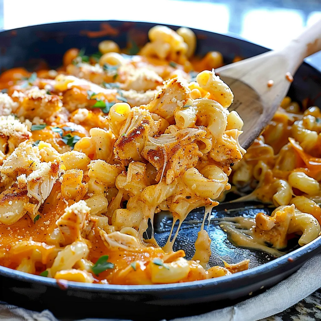Spicy Buffalo Chicken Macaroni and Cheese Cheesy Comfort Food Delight