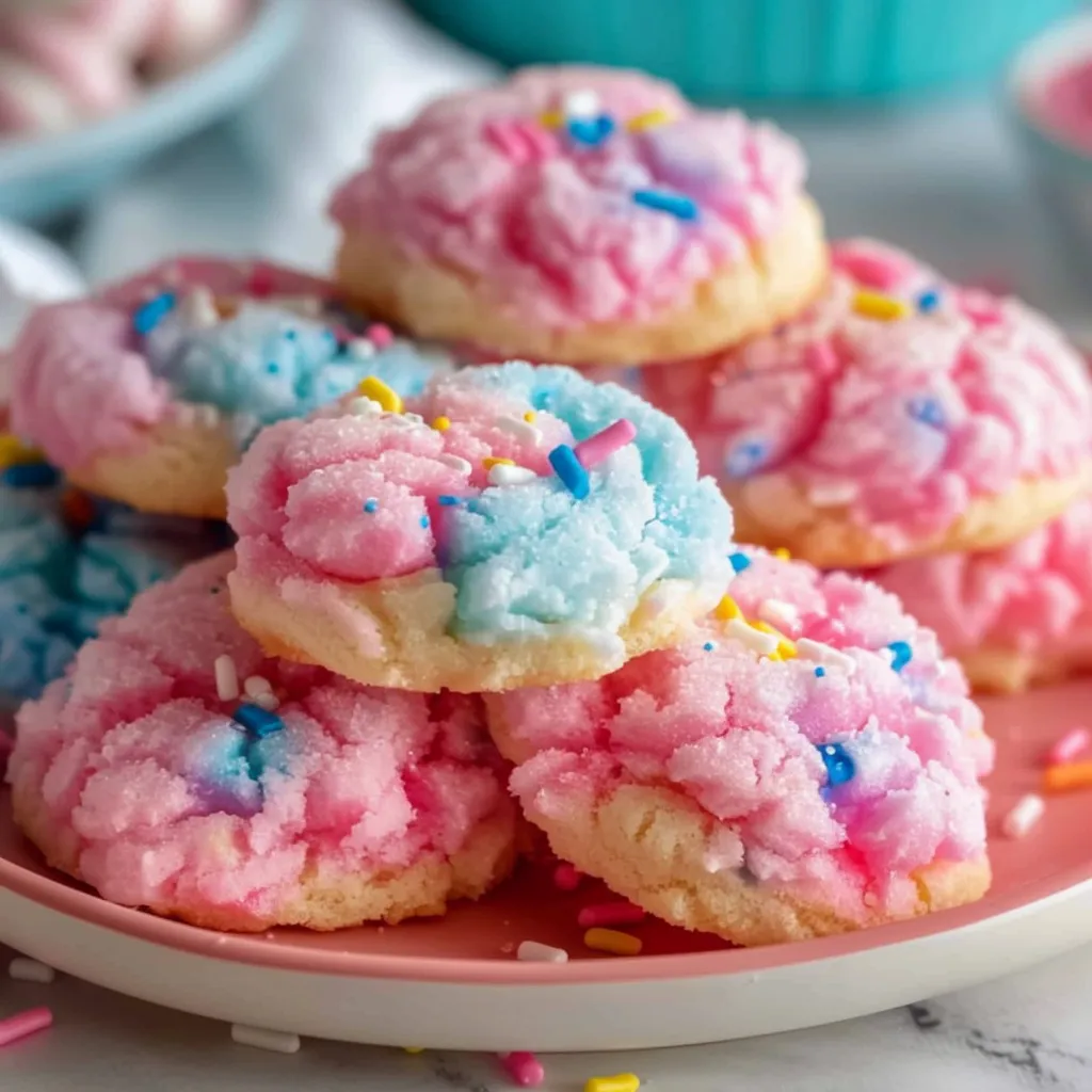 COTTON CANDY COOKIES