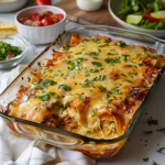 CREAM CHEESE CHICKEN ENCHILADAS