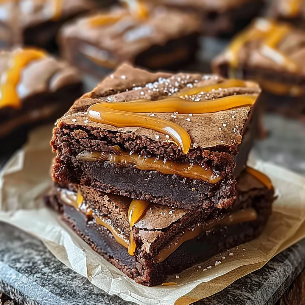 Caramel Swirl Brownies