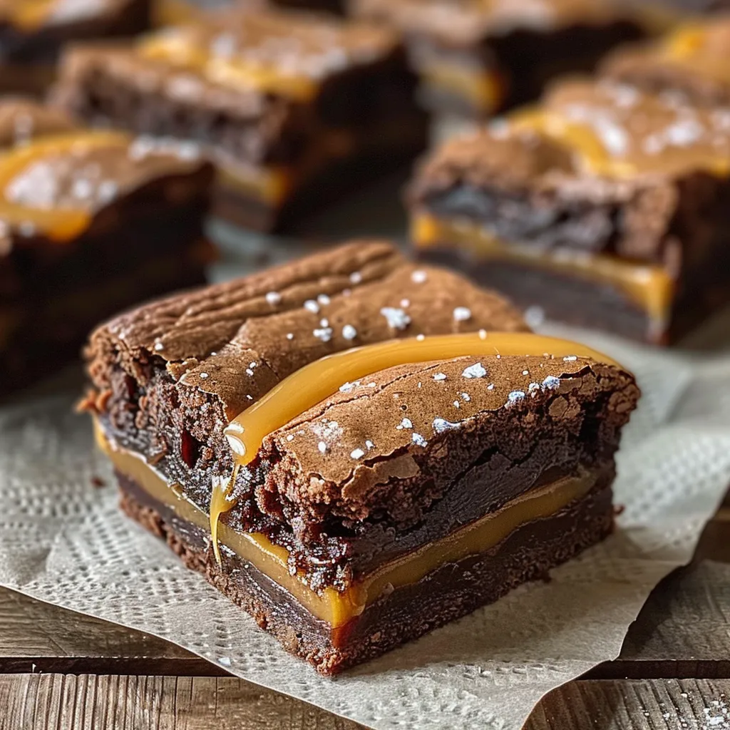 Caramel Swirl Brownies