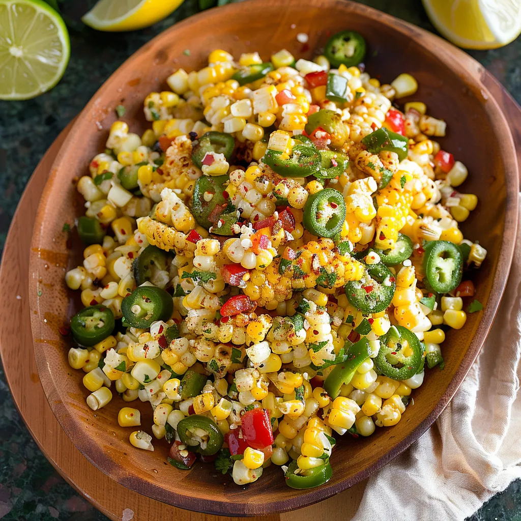 Charred Corn Salad With Hatch Green Chiles