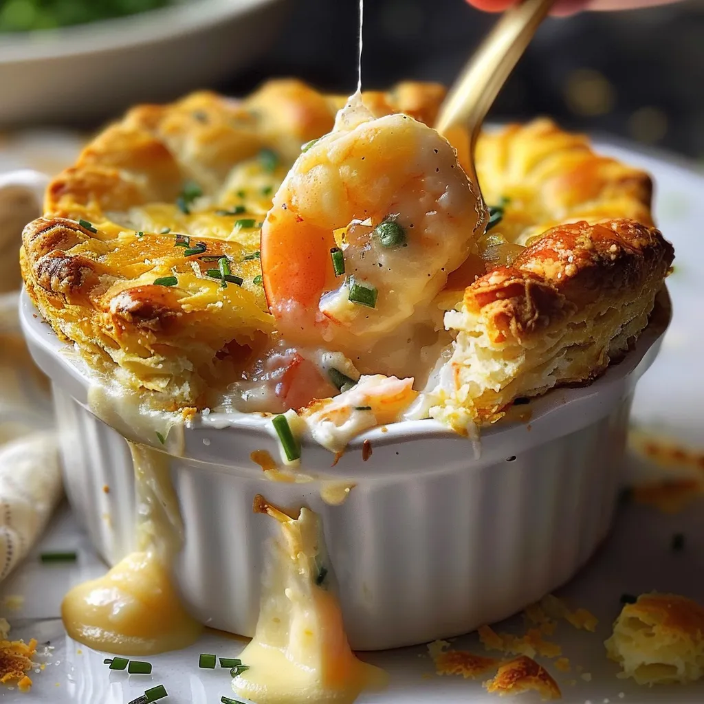 Cheddar Bay Biscuit Seafood Pot Pie
