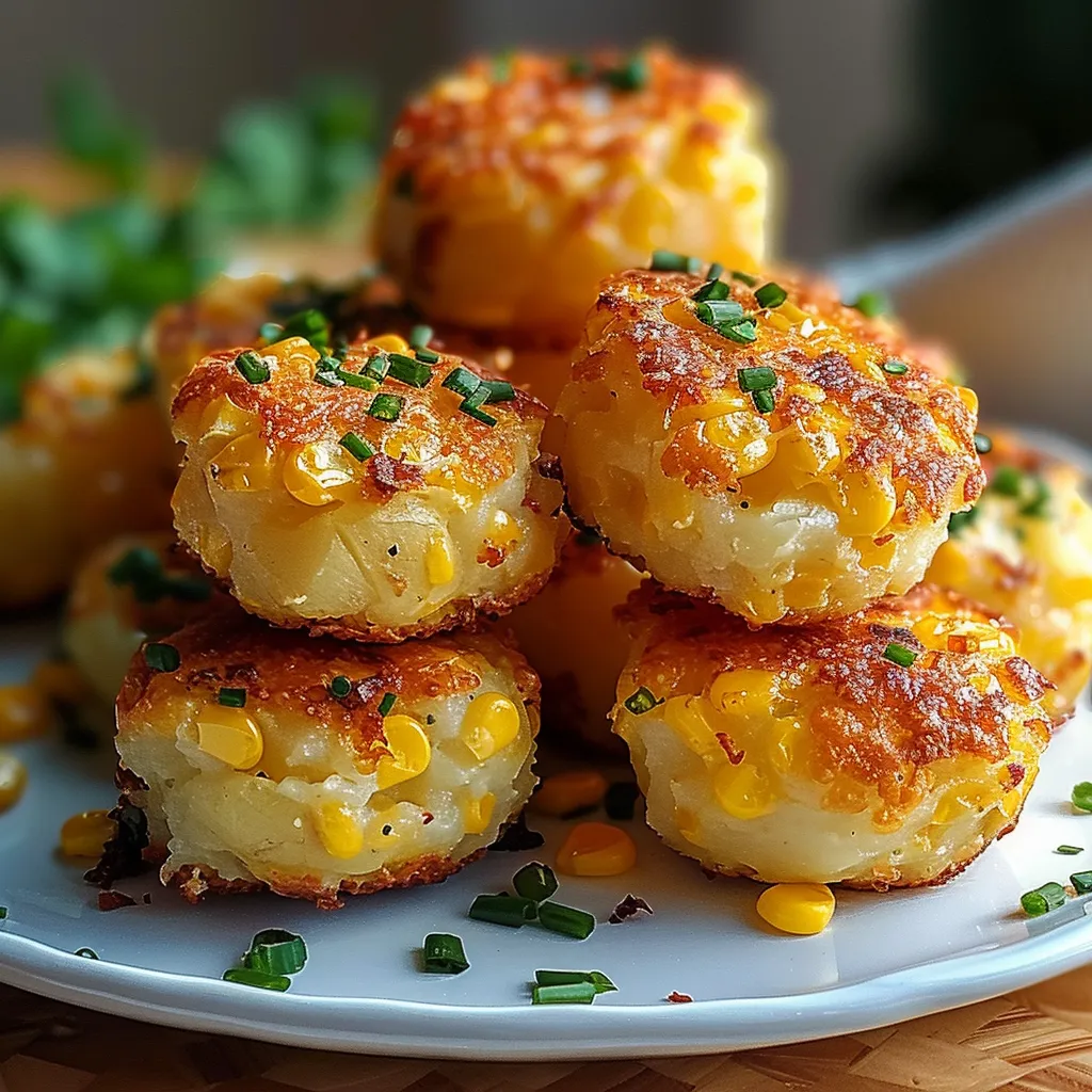 Cheddar Corn Potato Bites