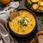 Cheddar Garlic Herb Potato Soup
