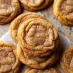 Chewy Pumpkin Snickerdoodle Cookies