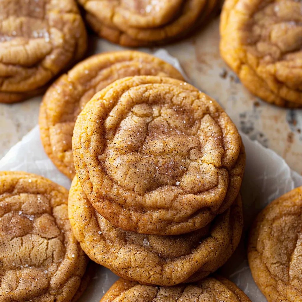 Irresistible Chewy Pumpkin Snickerdoodle Cookies Recipe