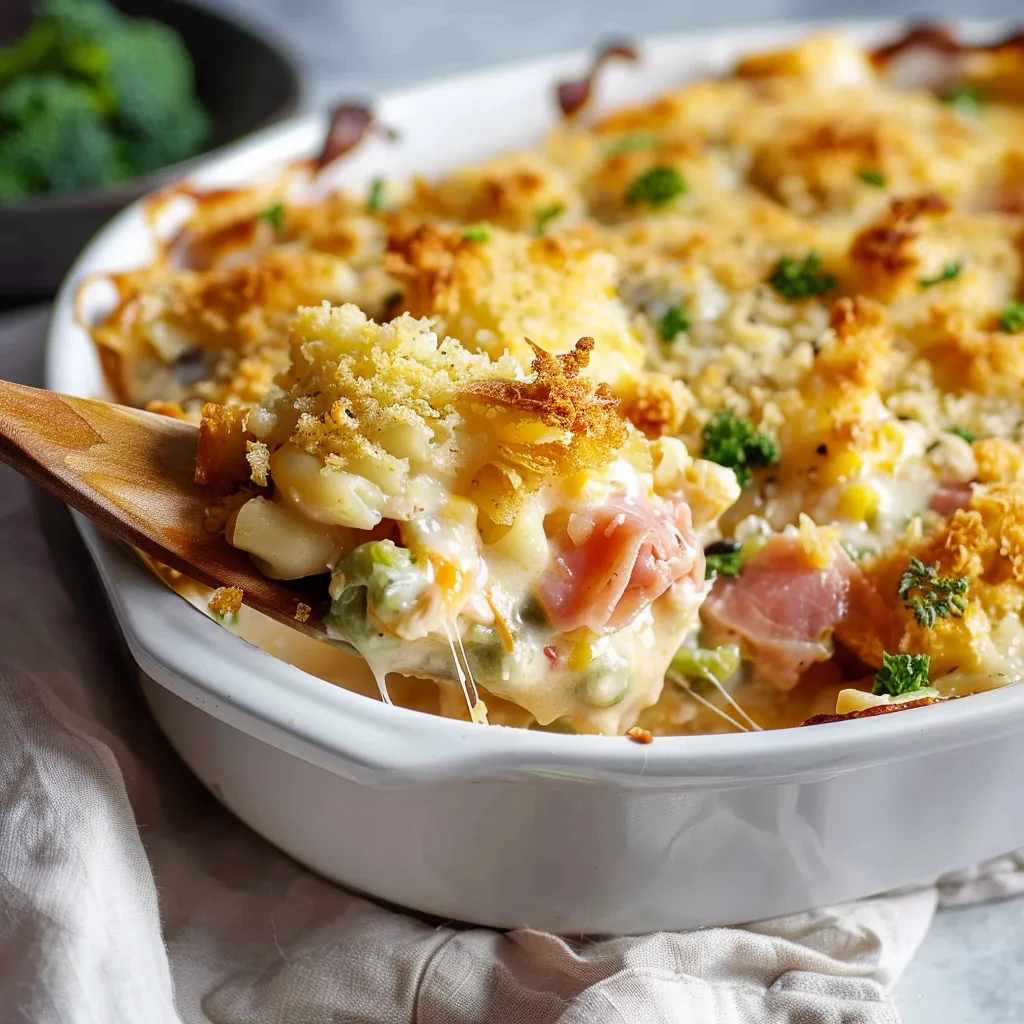 Chicken Cordon Bleu Casserole