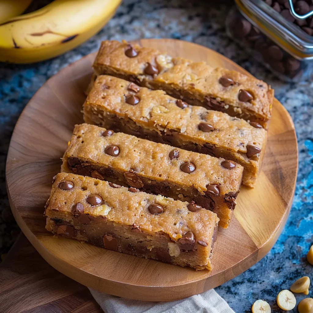 Decadent Chocolate Chip Banana Bread Bars Recipe to Savor