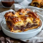 Chocolate Croissant Breakfast Bake
