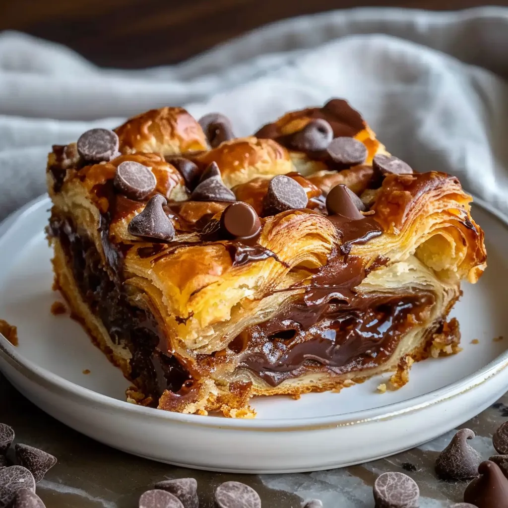 Chocolate Croissant Breakfast Bake