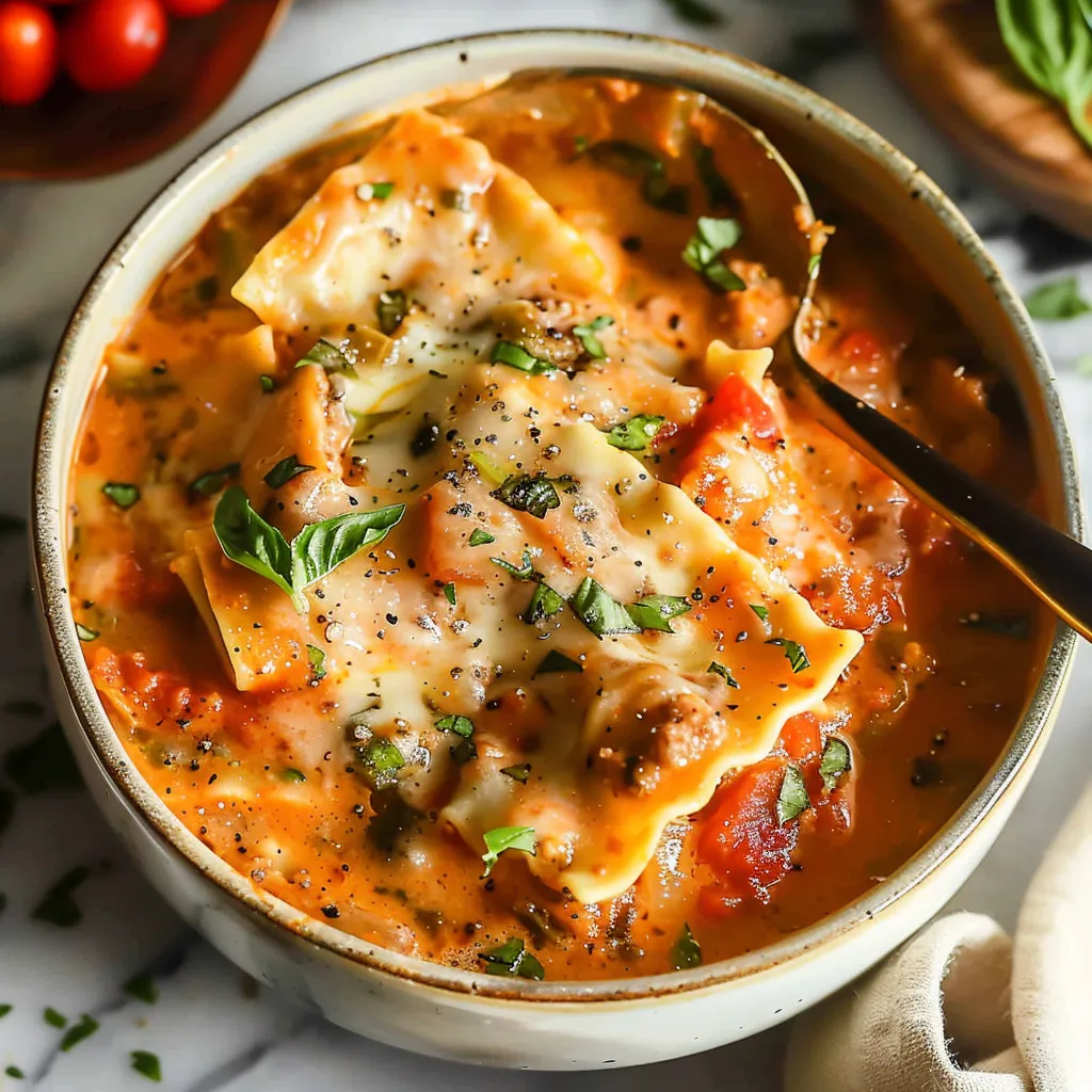 Creamy Lasagna Soup