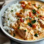 Creamy Smothered Chicken and Rice