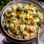 Crockpot Creamy Broccoli Cheddar Chicken