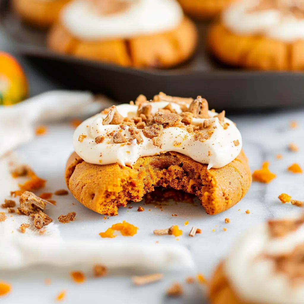 Indulge in Irresistible Crumbl Pumpkin Cake Cookies Today