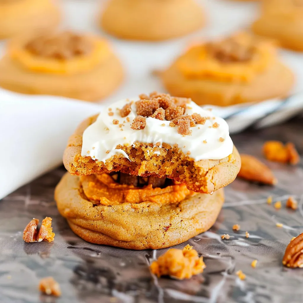 Crumbl Pumpkin Cake Cookies