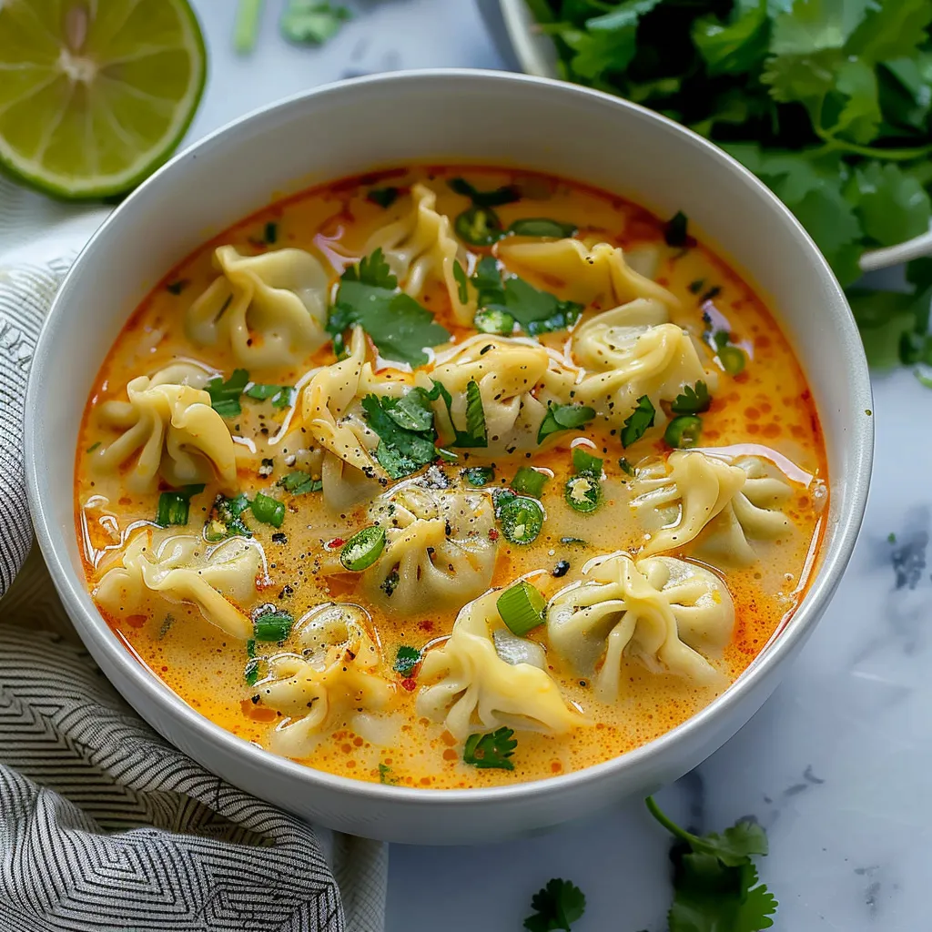 Curry Dumpling Soup