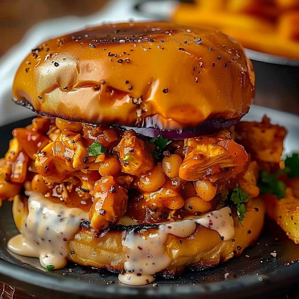 Delicious Cajun Chicken Sloppy Joes