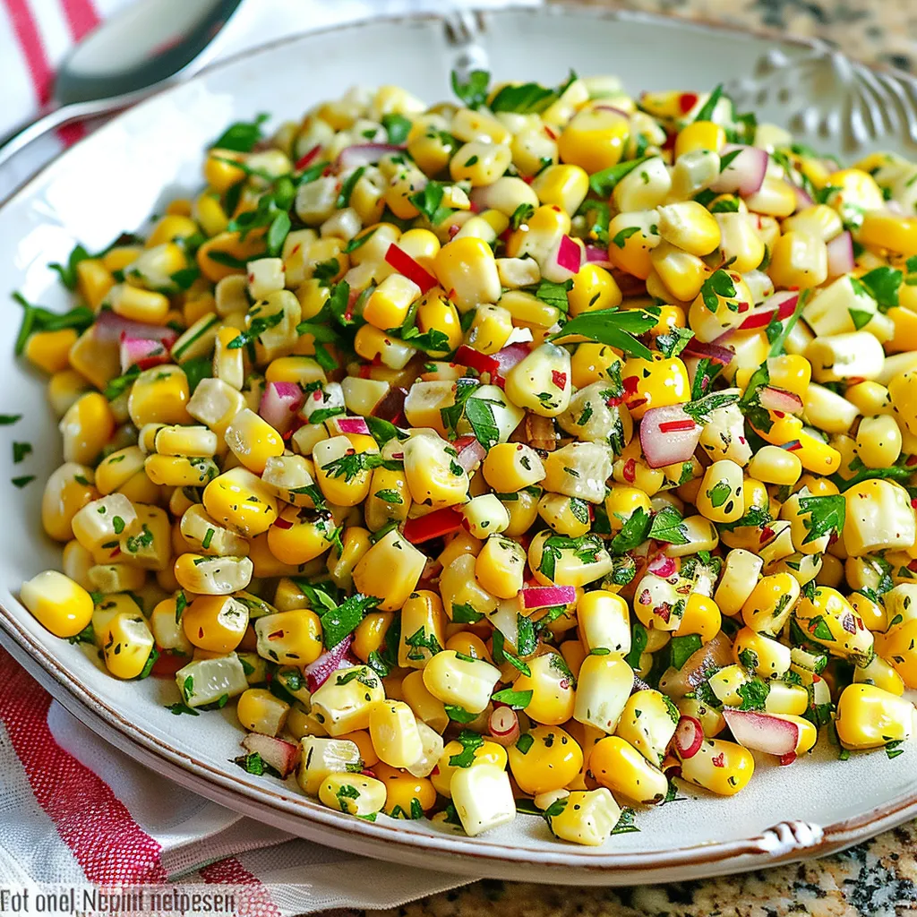 Fresh Corn Salad with Herbs
