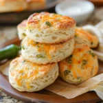 GREEN CHILE CHEDDAR BISCUITS