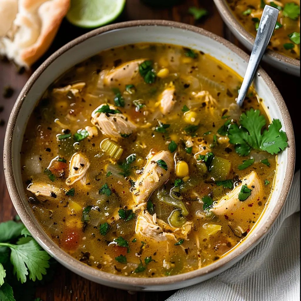 GREEN CHILE CHICKEN STEW