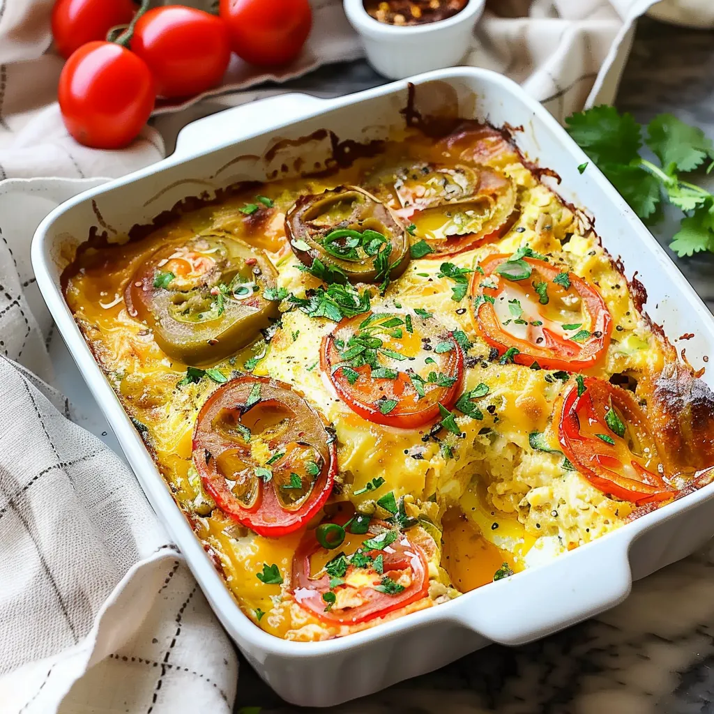 Savory Hatch Green Chile Egg Casserole Recipe to Delight