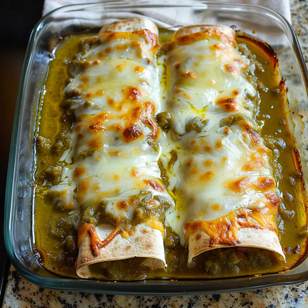 Hatch Green Chile Enchiladas