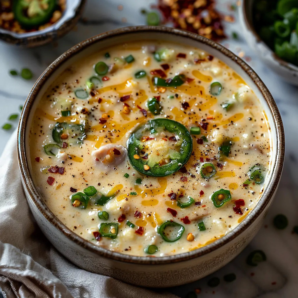Spicy Jalapeno Popper Soup Irresistible Comfort Food Recipe