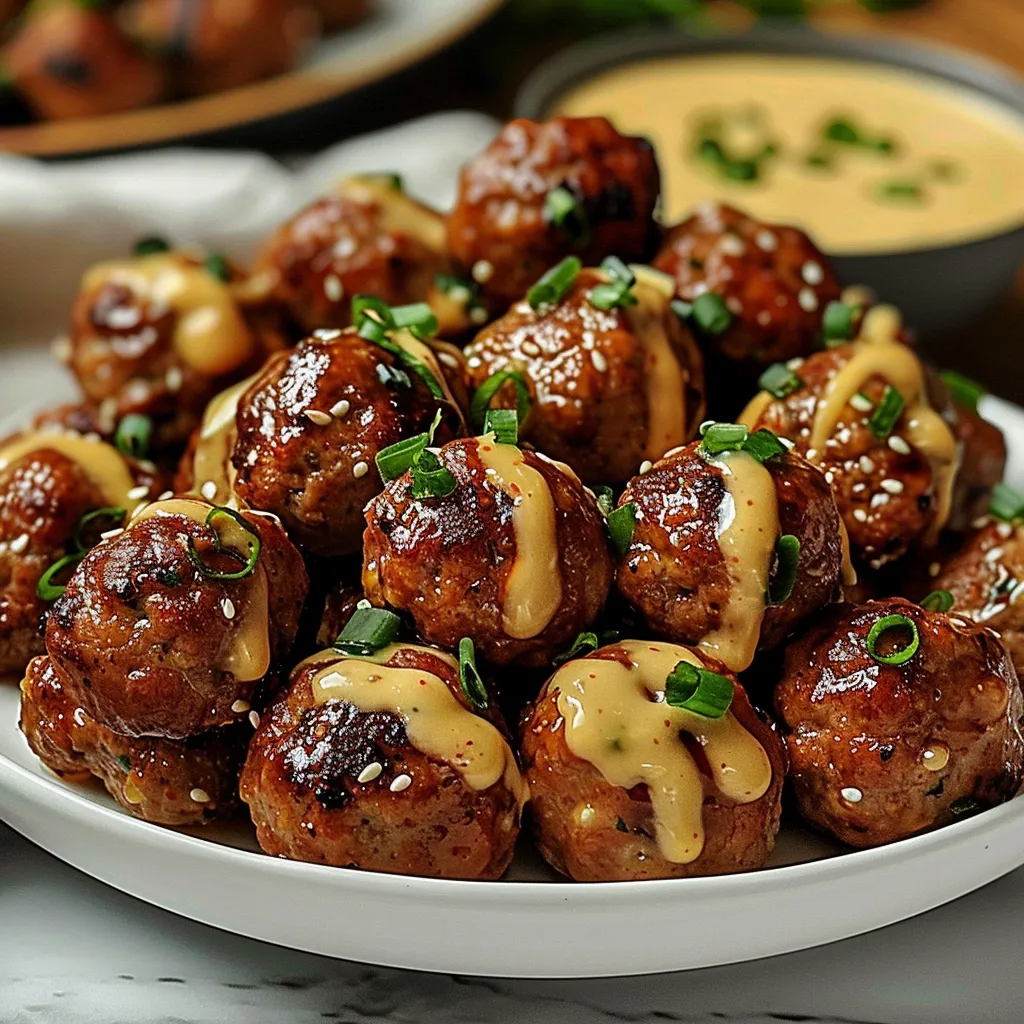 Irresistible Korean BBQ Meatballs Savory Flavor Explosion