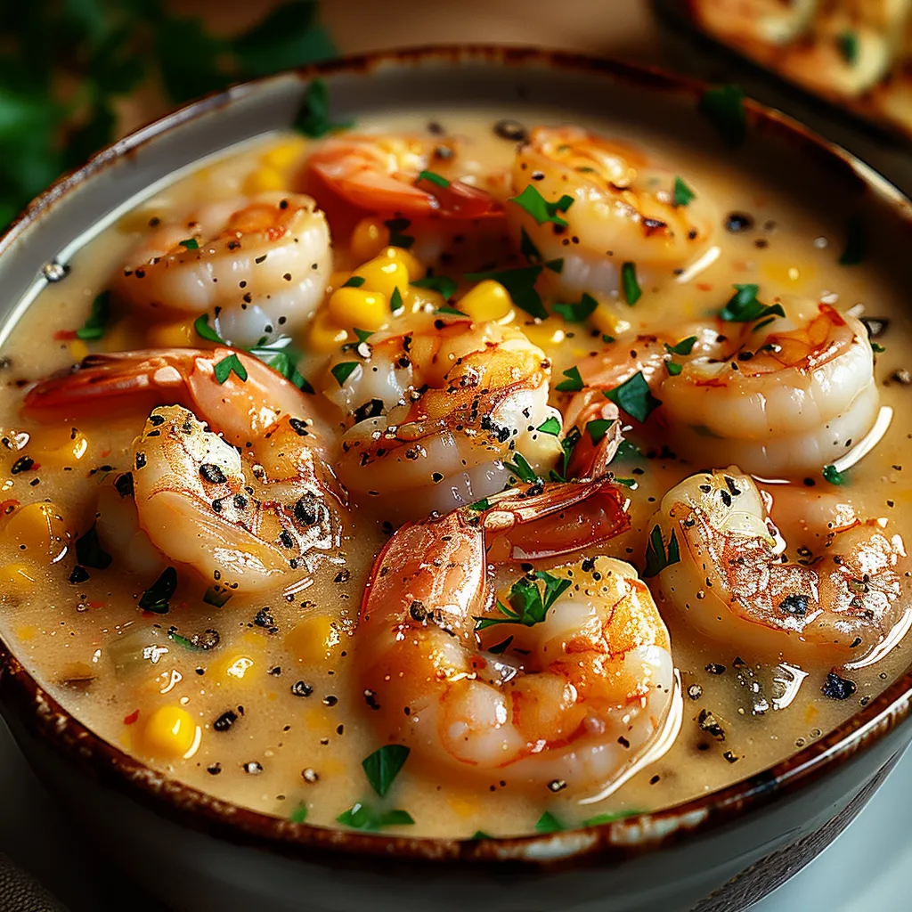 NEW ORLEANS SHRIMP AND CORN BISQUE