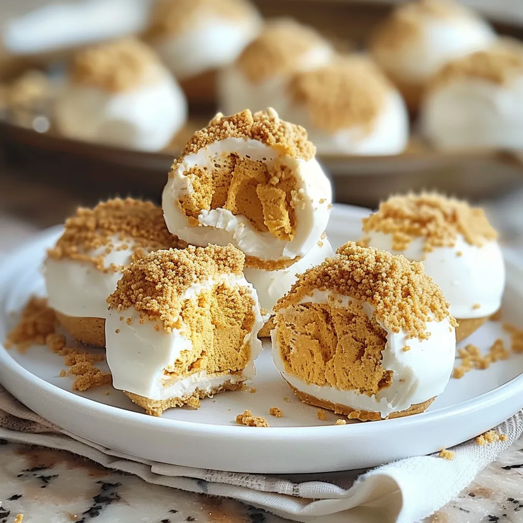 NO BAKE PUMPKIN CHEESECAKE BALLS