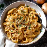 ONE POT FRENCH ONION PASTA
