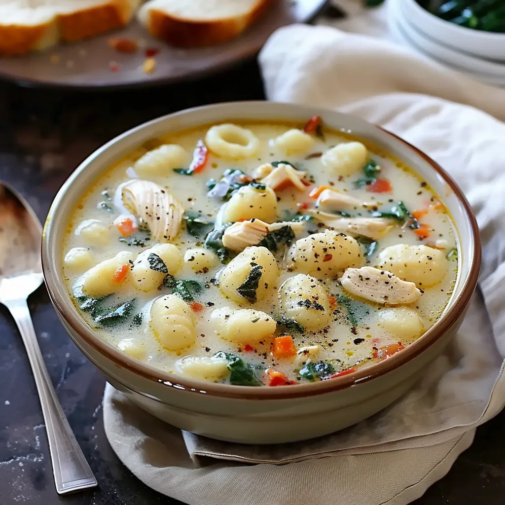 Olive Garden Chicken Gnocchi Soup