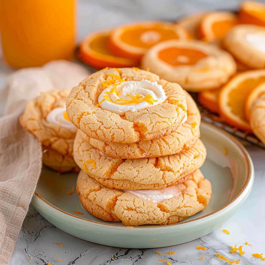Irresistible Orange Creamsicle Cookies Sweet Treats to Savor