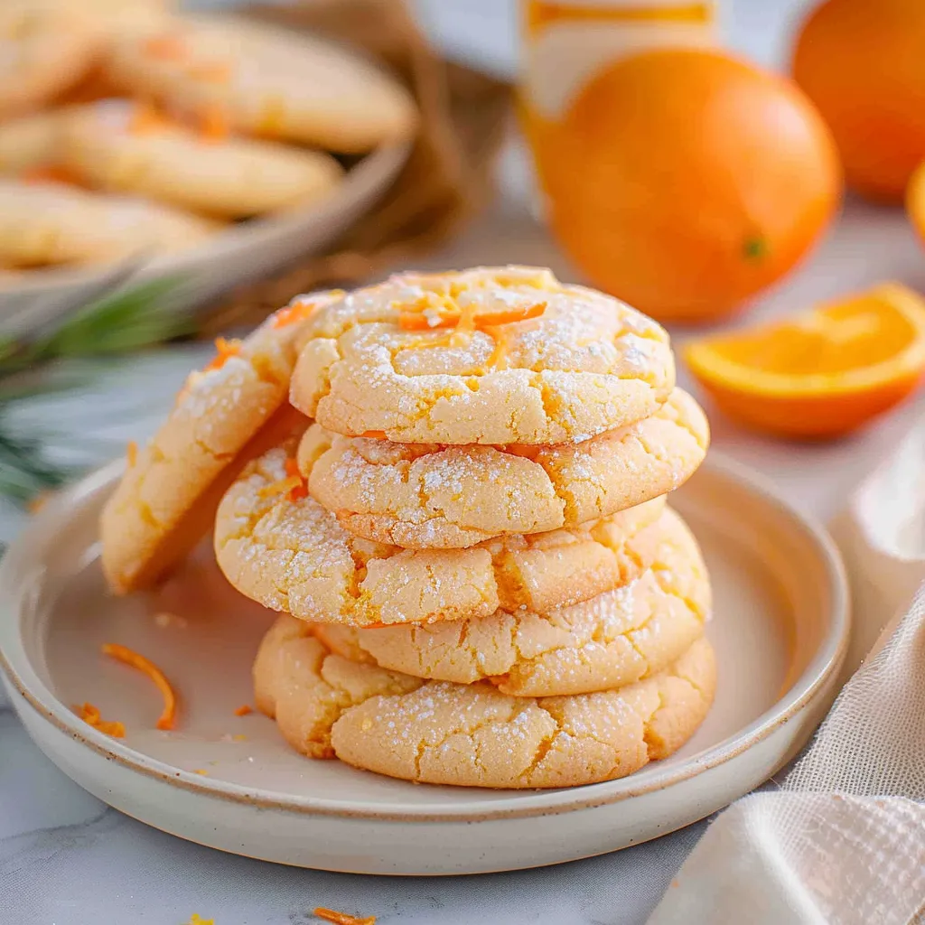 Orange Creamsicle Cookies