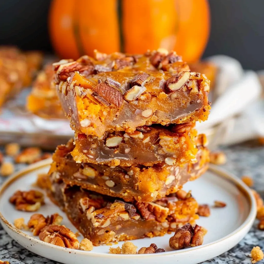 PUMPKIN MAGIC BARS