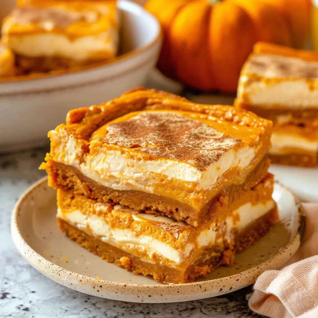 Irresistible Pumpkin Cheesecake Bars Perfect Fall Treats