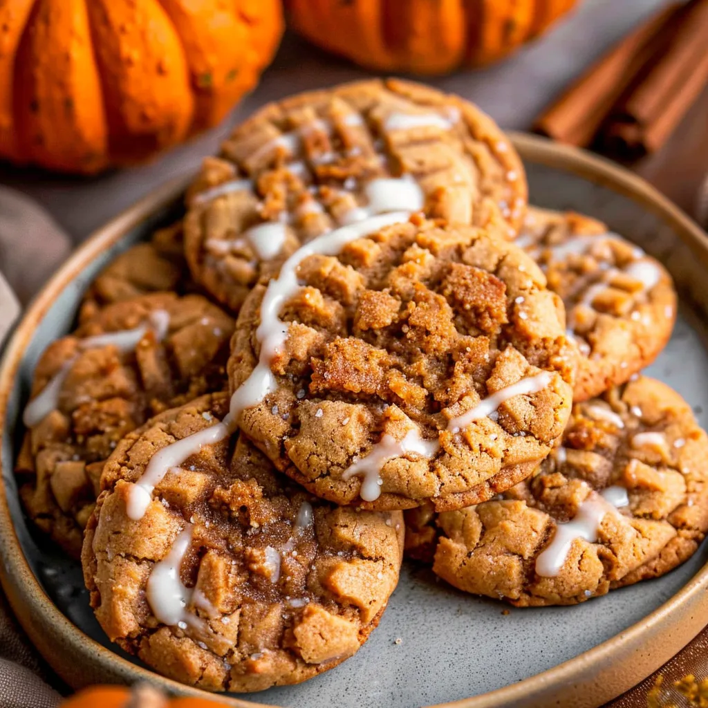 Pumpkin Coffee Cake Cookies