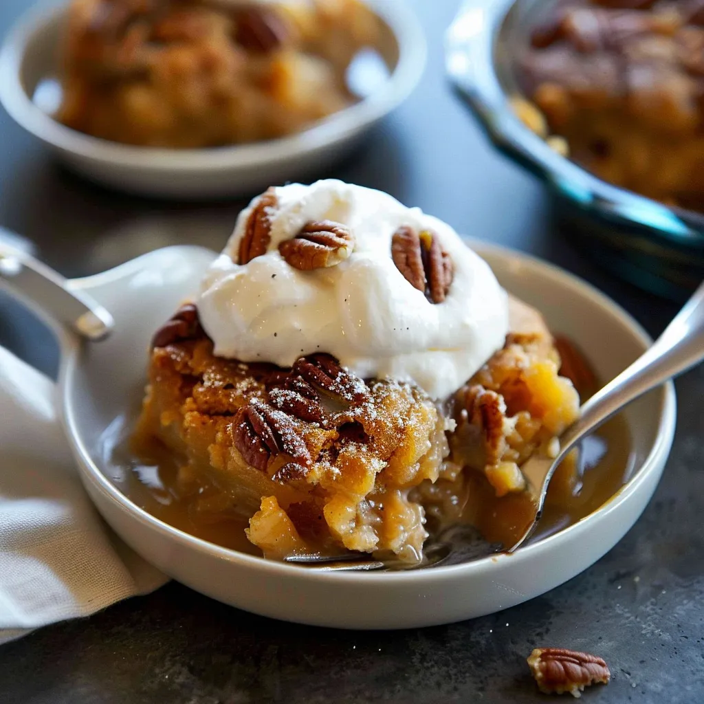 Pumpkin Pecan Cobbler