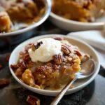 Pumpkin Pecan Cobbler