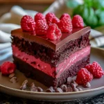 Raspberry Chocolate Mousse Cake