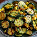 Roasted Zucchini Corn