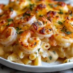 Shrimp Scampi Pasta Bake