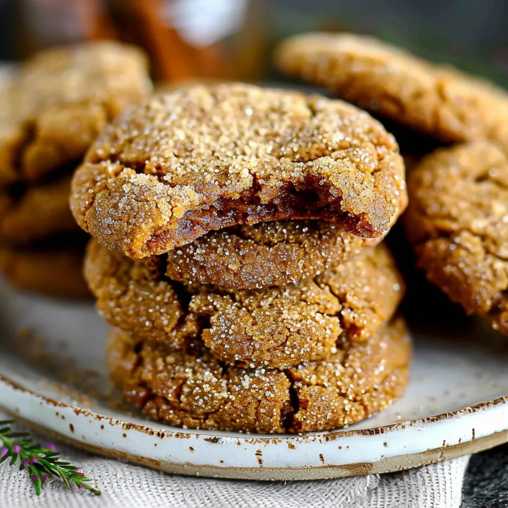 Irresistible Soft Batch Apple Cider Gingersnap Cookies Recipe